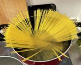 本格!濃厚!明太子クリームパスタ作り方1写真