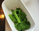わさび菜のピーナッツ和え作り方4写真