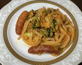 キムチ焼きうどん作り方4写真