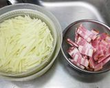 ベーコンとシャキシャキじゃがバター炒め♪作り方3写真
