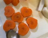 煮崩れしない！無くならない！型抜き野菜♡作り方1写真