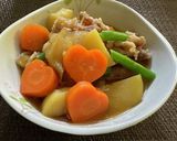 煮崩れしない！無くならない！型抜き野菜♡作り方3写真