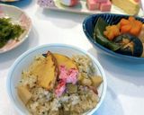 桜の葉の塩漬けで♪桜香る筍ご飯｡❀作り方19写真
