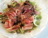 ノンオイル レンジDE焼きそば作り方3写真
