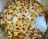 つくしの照り煮　砂糖、油不使用　時短♪作り方2写真