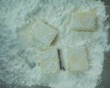 揚げ豆腐のエビチリソースかけ作り方2写真
