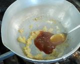 揚げ豆腐のエビチリソースかけ作り方5写真