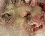 味噌と酒麹で食べる小松菜の豚肉炒め作り方2写真