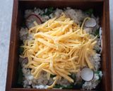 菜の花とラデッシュのちらし寿司作り方10写真
