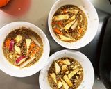 根菜茄子コク旨簡単ウスター味温野菜サラダ作り方4写真