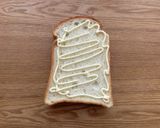 食パンで焼豚ピザ作り方1写真