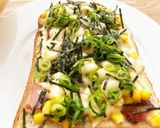 食パンで焼豚ピザ作り方4写真
