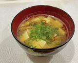 いれるだけヘルシー♪もずくの味噌汁作り方4写真