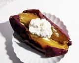 焼き芋で。コグマグリークヨーグルトボウル作り方4写真