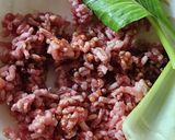 チンゲン菜そぼろ丼☆昼食☆節約☆簡単夕食作り方1写真