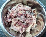 【珍味】鰤の胃袋(ふとう)ガーリック炒め作り方2写真