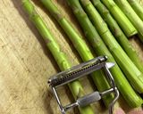 アスパラ温泉卵のせ作り方1写真