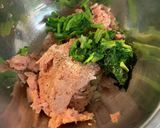 ほうれん草と鶏ひき肉のチーズボール作り方2写真