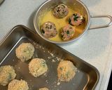 ほうれん草と鶏ひき肉のチーズボール作り方3写真