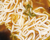 鶏のひき肉とネギたっぷり和風カレー丼作り方12写真