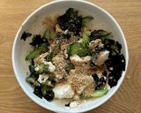 豆腐ときゅうりの海苔胡麻サラダ作り方3写真