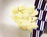 レンジ食べ切量じゃがいも椎茸ごまだれ甘煮作り方1写真