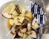 レンジ食べ切量じゃがいも椎茸ごまだれ甘煮作り方5写真