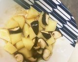 レンジ食べ切量じゃがいも椎茸ごまだれ甘煮作り方6写真
