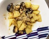 レンジ食べ切量じゃがいも椎茸ごまだれ甘煮作り方10写真