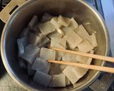 大根の皮とこんにゃくの旨煮作り方5写真