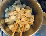 大根の皮とこんにゃくの旨煮作り方7写真