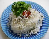 簡単！しらす大葉梅干しのおにぎり風作り方2写真