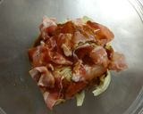 豚肉とキャベツのカレーオイスター焼きそば作り方2写真
