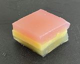 ひな祭りに　羊羹で菱餅風に作り方5写真