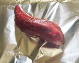 石油ストーブで♫ 簡単焼き芋作り方1写真