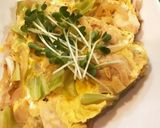 鶏ササミきゃべつ玉ねぎの卵とじ煮作り方4写真
