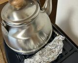 石油ストーブで♫ 簡単焼き芋作り方4写真