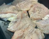 ヘルシー！がっつり？鶏胸肉のチーズ焼き作り方4写真