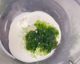 レンジで簡単!和食材のアオサクリーム作り方3写真