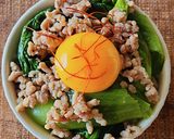 チンゲン菜そぼろ丼☆昼食☆節約☆簡単夕食作り方4写真
