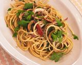 筋肉エンジニアのイカ丸ごとパスタ作り方14写真