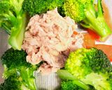 レンチン野菜のツナ和え。チーズソースがけ作り方4写真