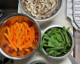野菜たっぷり肉吸い 肉すい 作り方1写真