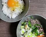 野菜たっぷり肉吸い　肉すい　qqzz作り方5写真