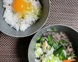 野菜たっぷり肉吸い 肉すい 作り方5写真