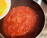 トマト缶で！トマトと卵のスープ&ペンネ作り方2写真
