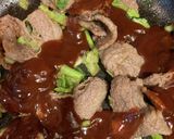 吉田ソースを使った牛肉炒め 99作り方11写真