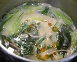 Mg補給！そば湯がおいしいお味噌汁作り方5写真