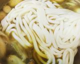 のこったカレーで●きつねカレーうどん作り方1写真