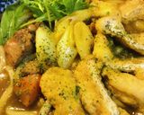 のこったカレーで●きつねカレーうどん作り方3写真